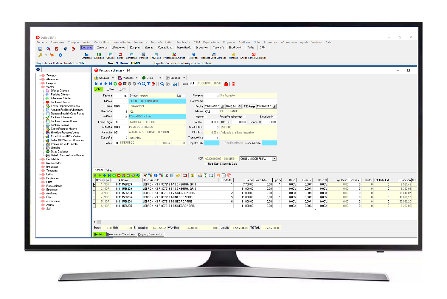 Delfos ERP, Global, Fiable, Seguro